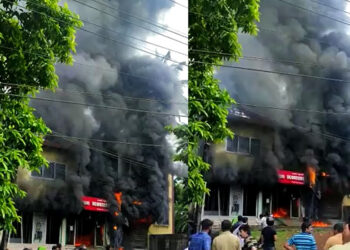 Okinawa Dealership goes up in flames