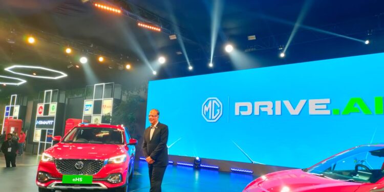 Drive.Ahead, a vision of an innovative, sustainability-led future, unveiled by MG Motor India at Auto Expo 2023