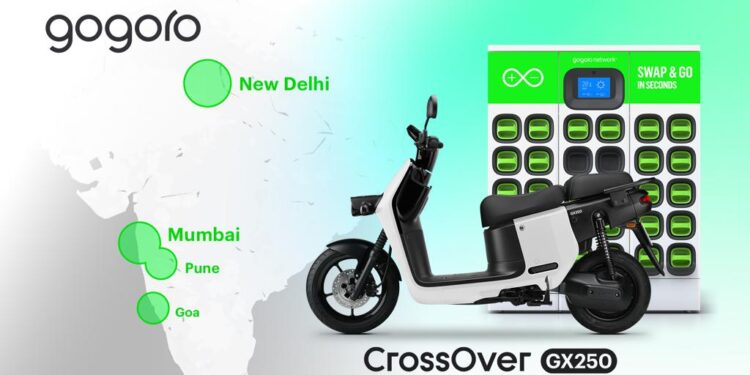 Gogoro Launches Battery Swapping Ecosystem in India and Unveils India-made CrossOver Smartscooter