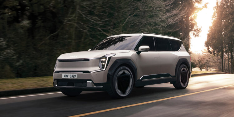Kia EV9 selected as a Top Three in the World finalist in twin 2024 World Car Awards categories