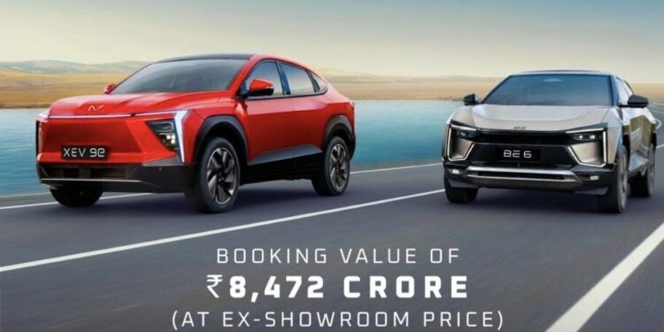 Mahindra Sets New EV Record with 30,179 Bookings Worth ₹8,472 Crore on Day 1